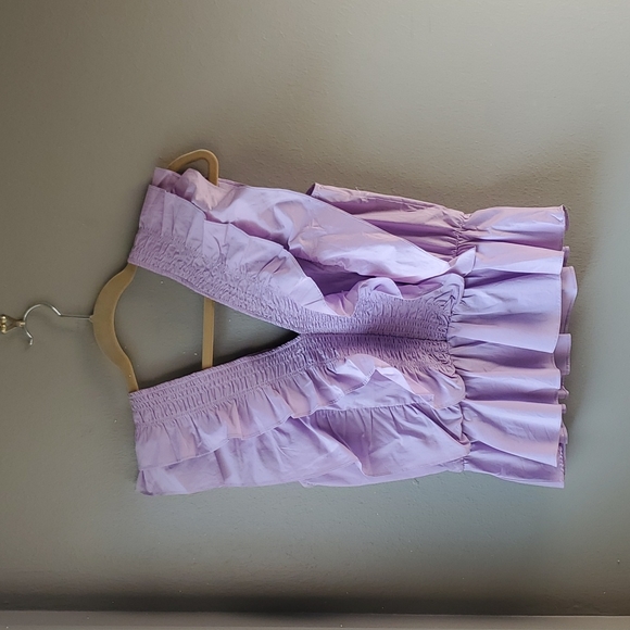 Strut & Bolt Tops Nwt Strut Bolt Lilac Purple Ruffle Top Large